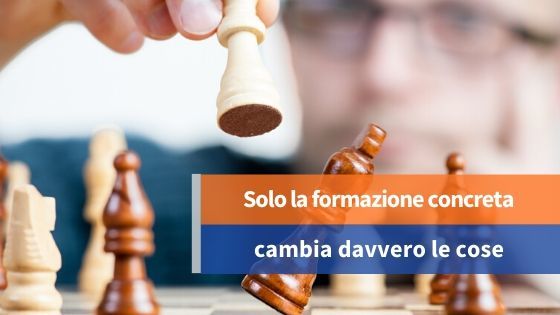 Differenza formazione concreta e corsi farlocchi